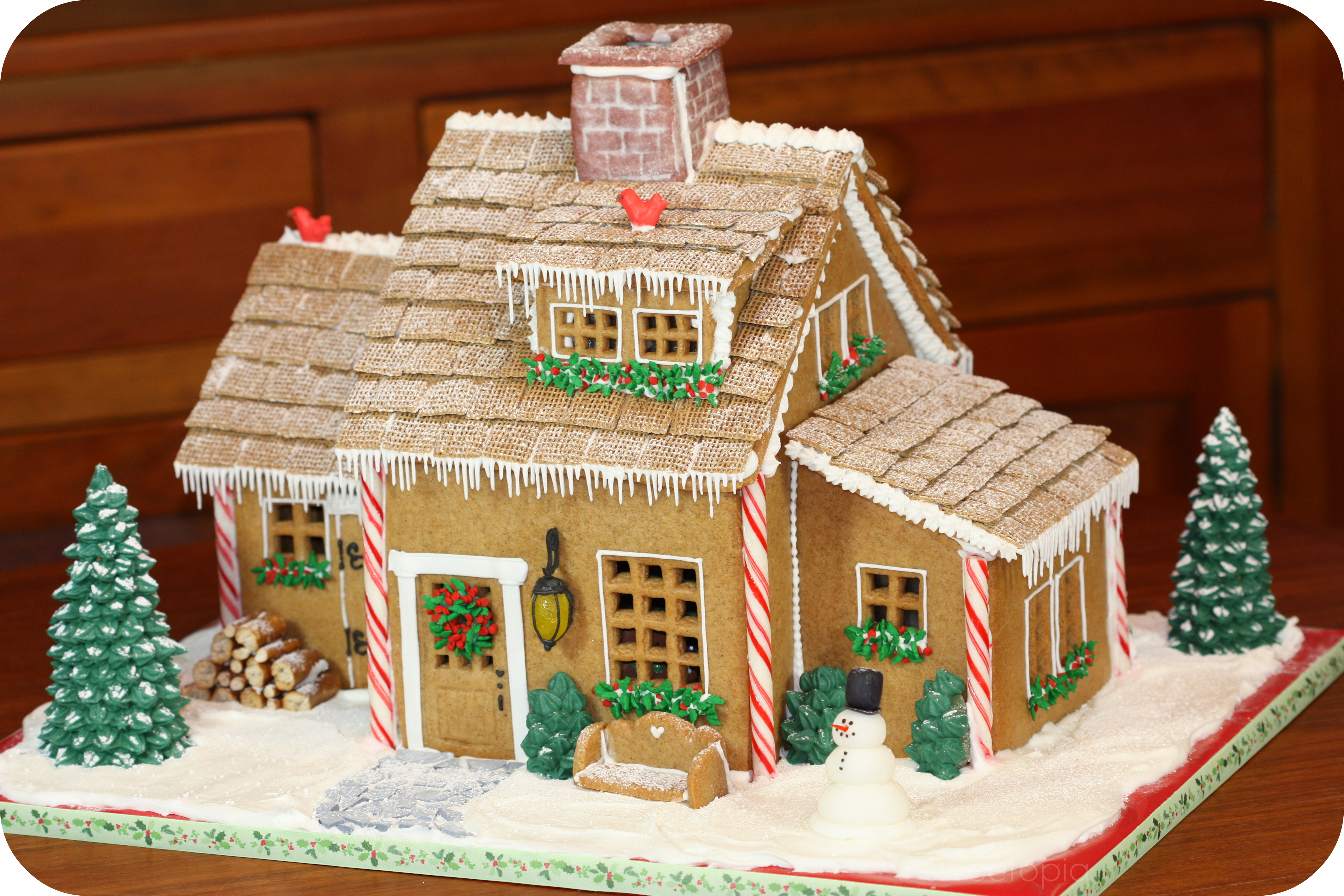 ginger bread house gingerbread house 2009