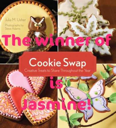 Winner of Julia Usher's Cookie Swap Book!