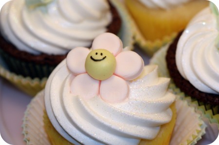 cupcake flower close up
